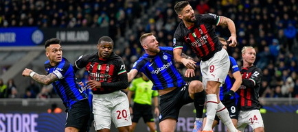 Liga Campionilor - semifinale - tur: AC Milan - Inter Milano 0-2